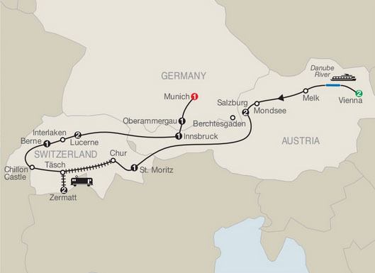 The Best of Austria and Switzerland with Oberammergau